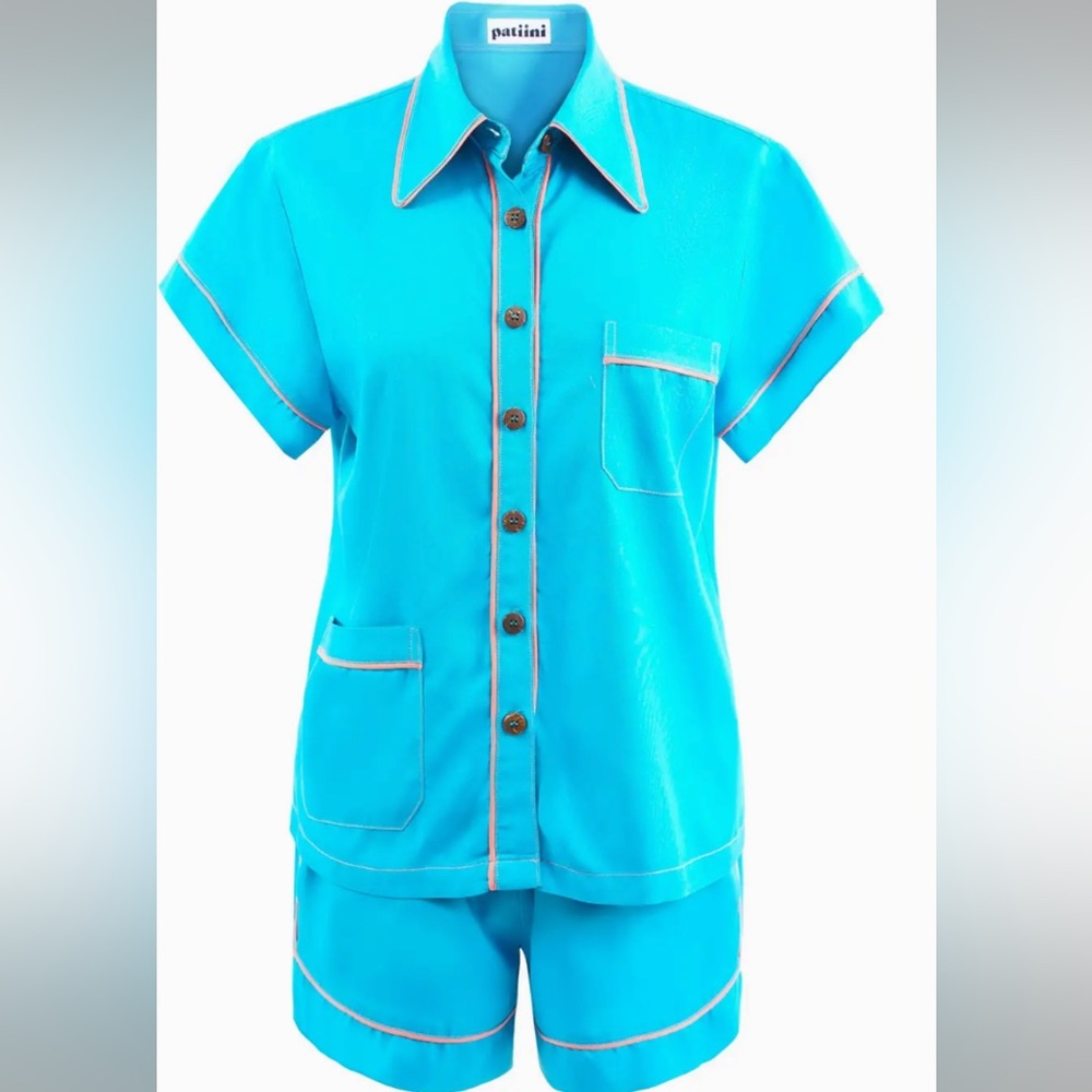 Bamboo Pajama Set for Women with eye mask